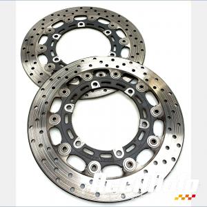 Front brake disks (the pair) YAMAHA BULLDOG BT1100