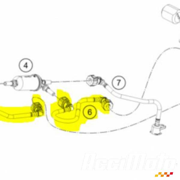 Part Motor bike Durite d'essence KTM 125 DUKE