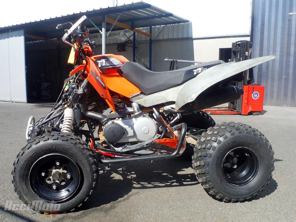 Moto accidentée TRITON ( QUAD ) 250R ORANGE