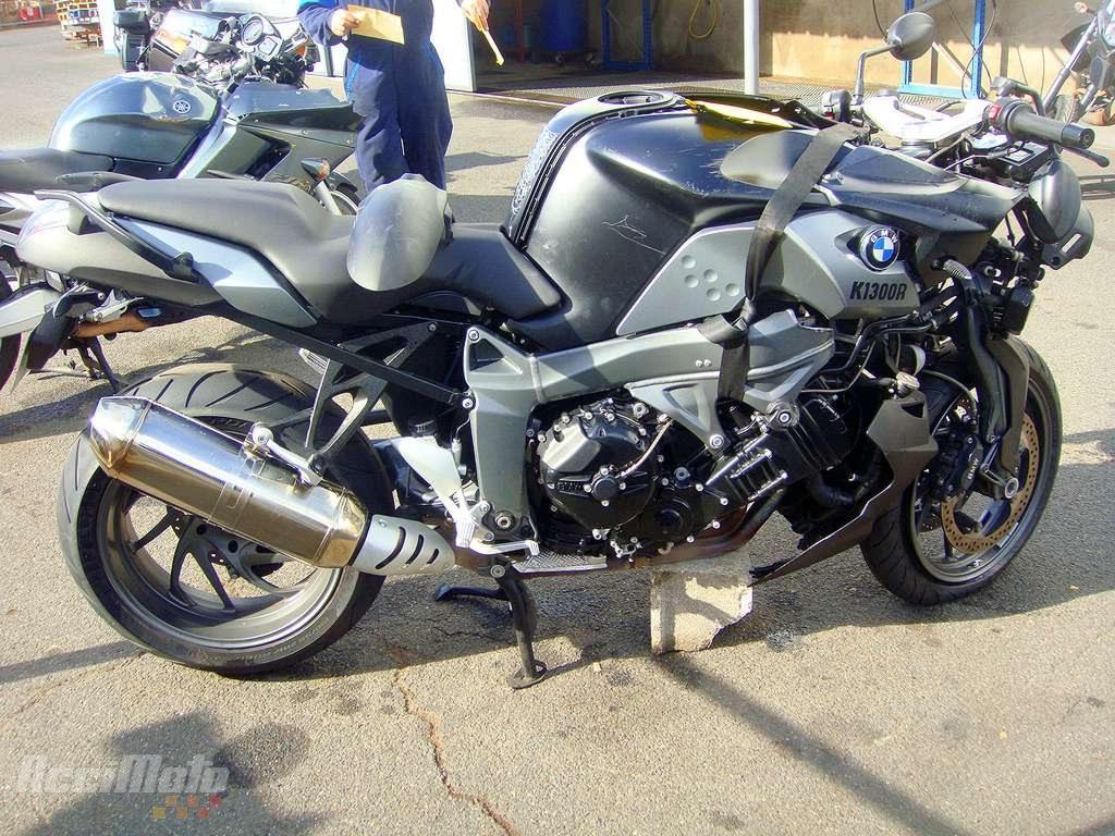 Moto accidentée BMW K1300R K1300 R K 1300R NOIR