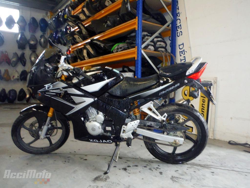 moto accidentée XGJAO XGJ 125 NOIR
